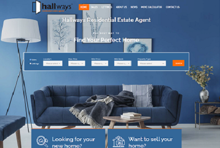 hallways website portfolio