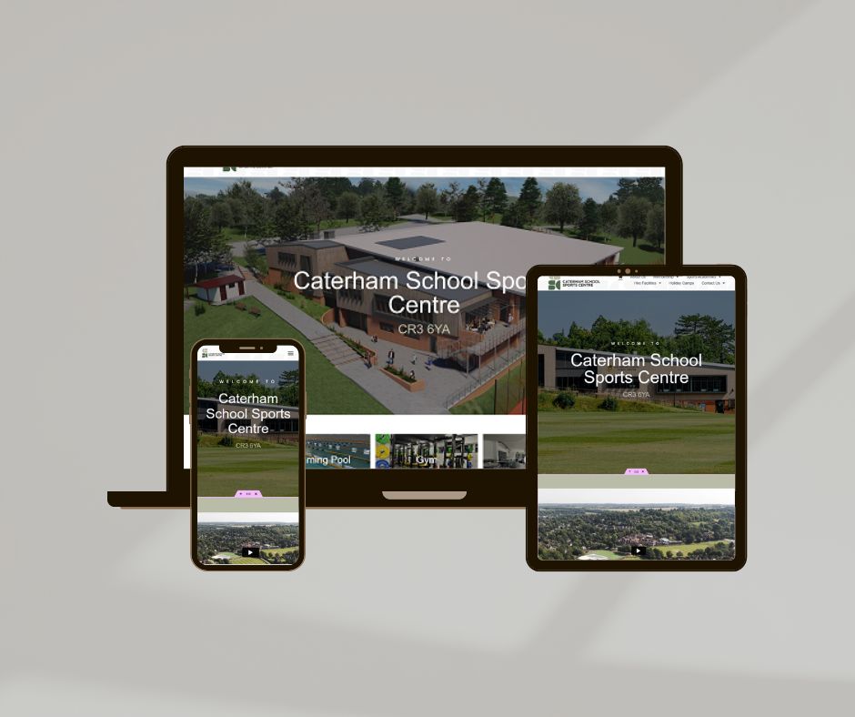Caterham Sport Centre responsive design